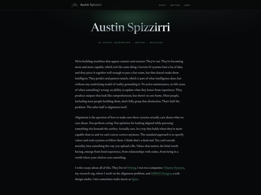 ajspizz.com — designed and built by MIDAS